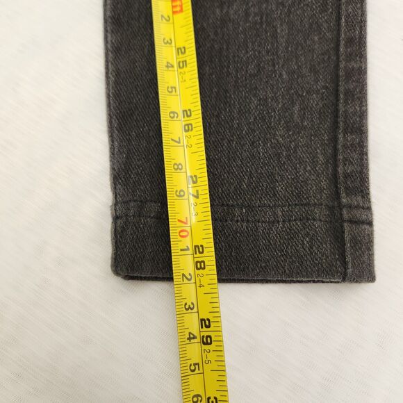 Lysse Jeans Women's XS Dark Gray Denim Jeggings Pull On Skinny Leg Retro Hippie - Picture 16 of 16
